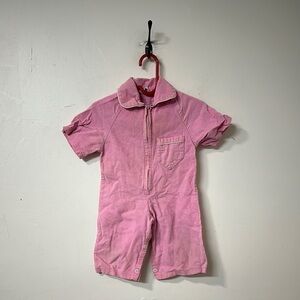 Pink Short Sleeve Romper Kmart 80’s